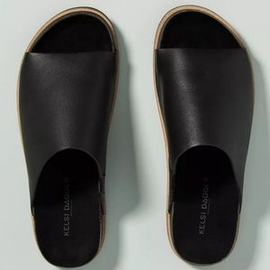 Kelsi Dagger Brooklyn Squish Slide Sandals- black